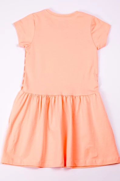 KIZ ÇOCUK ELBİSE BASKILI A37 - 2