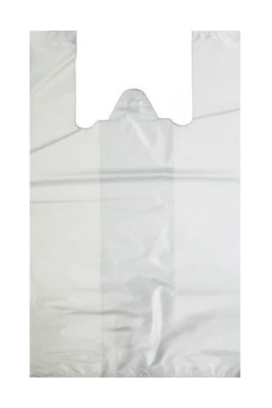 Orjin Hışır Atlet Poşet - Renk: Beyaz - Cici Boy 23x38 Cm - 1 Kg