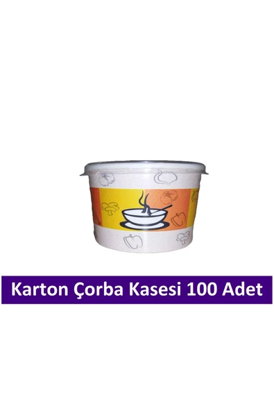 Fashcolle Karton Çorba Kasesi 16 Oz 100 Adet
