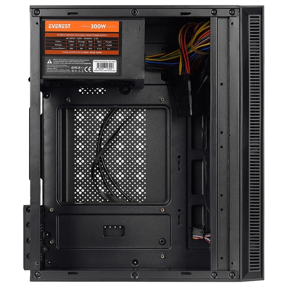 Kasa Oyuncu Peak 300W 2x120 MM RGB Fan Akrilik Yan Panel M-ATX Mini-T Everest MINION - 4