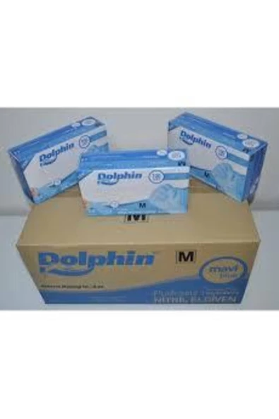 Dolphin 100 Lü Mavi L Pudrasız - 2