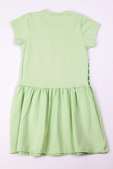 KIZ ÇOCUK ELBİSE BASKILI A37 - 4