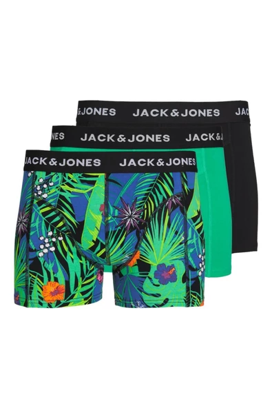 JACFLOWER MIX TRUNKS 3 PACK BLUE BLUE L