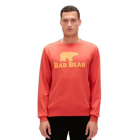 Bad Bear Logo Crewneck Sweatshirt Tarçın