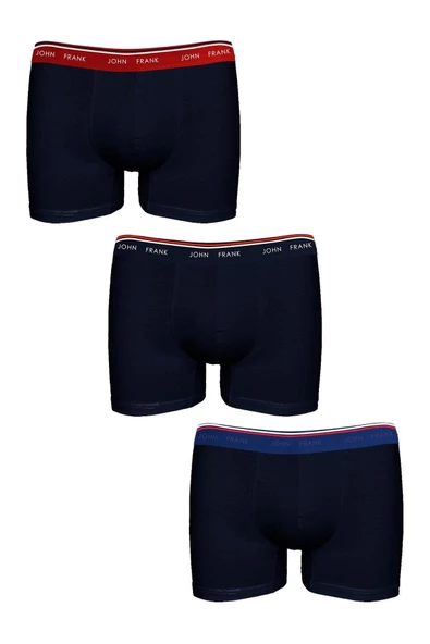 JOHN FRANK ÜÇLÜ BASIC BRIGHT BOXER Multicolor Multicolor L ürün görseli