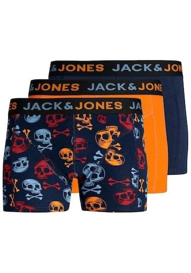 JACBONE SKULL TRUNKS 3 PACK Navy Navy L