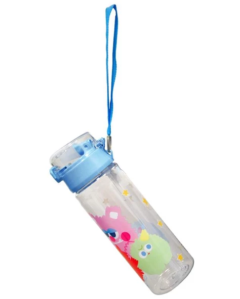 Xoxo Pipetli Mavi Plastik Matara 500 Ml K7592 - 3