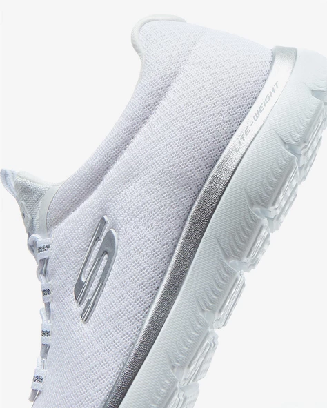 Skechers SUMMİTS Beyaz/Gümüş Beyaz/Gümüş 37,5 - 5