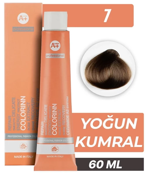 Colorinn Professional Tüp Saç Boyası 7 Kumral 60 ml