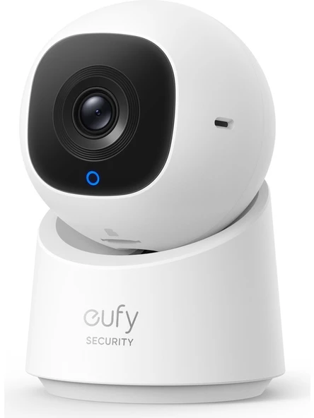 Anker Eufy Security C220 360 Derece Dönebilen Kızılötesi Gece Görüşlü IP Kamera - T8W1 (Anker Türkiye Garantili)