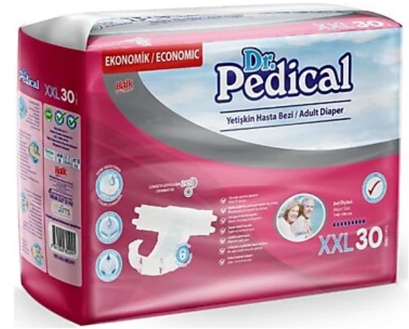 Dr. Pedical Yetişkin Hasta Bezi XXLarge 30'lu