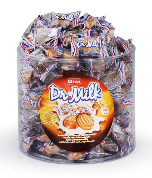 Dr. Milk Karamelli Şeker 1000 Gr. Silindir (1 Kutu) - 3
