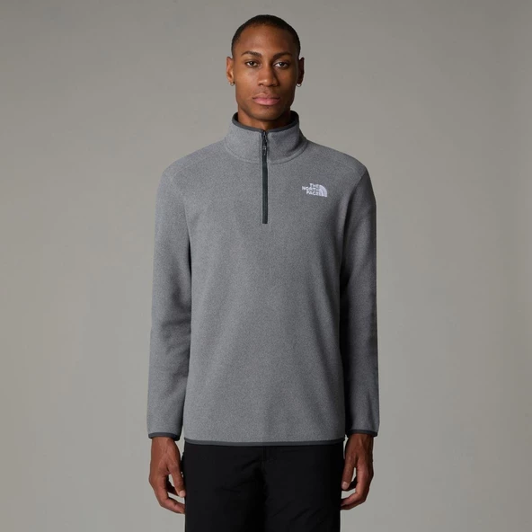 M 100 GLACIER 1/4 ZIP - EU GREY GREY XS