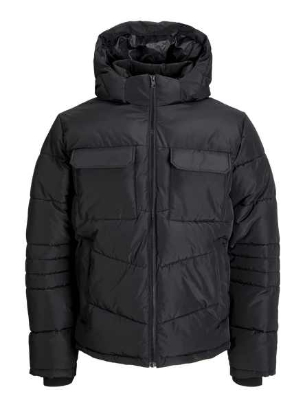 JJBUILD PUFFER JACKET Black Black M - 1