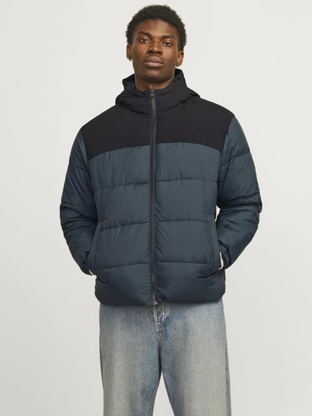 JJMOON HOOD PUFFER Forest Forest M - 2