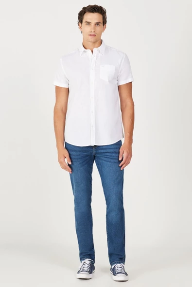 SS Kısa Kollu Gömlek White White XXL - 4