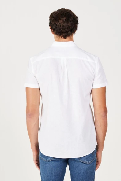 SS Kısa Kollu Gömlek White White XXL - 2