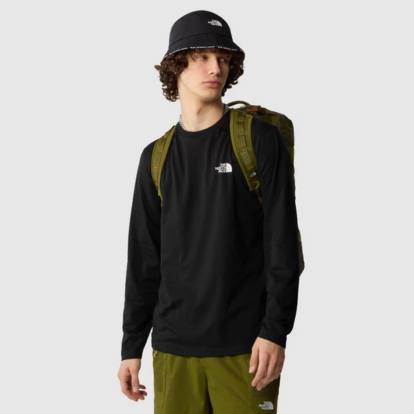 M L/S SIMPLE DOME TEE Black Black L - 7