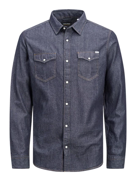 JJESHERIDAN SHIRT L/S NOOS Black Black L - 7