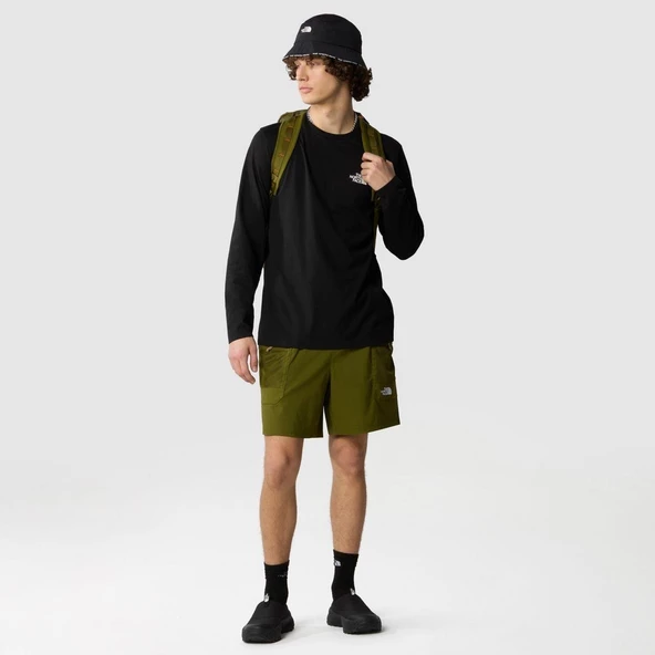 M L/S SIMPLE DOME TEE Black Black M - 8