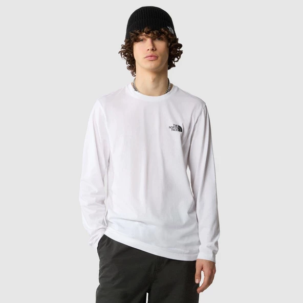 M L/S SIMPLE DOME TEE White White L
