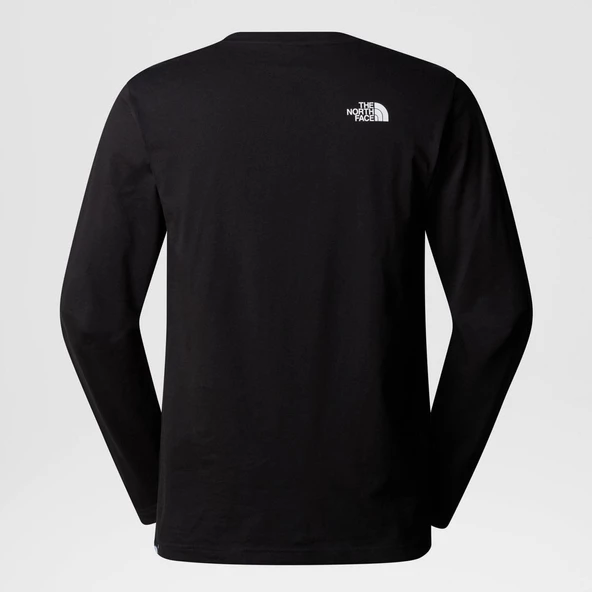 M L/S SIMPLE DOME TEE Black Black M - 4