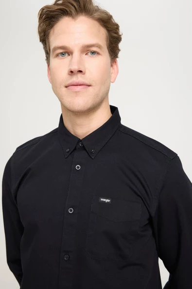 Uzun Kollu Gömlek Black Black XL - 4