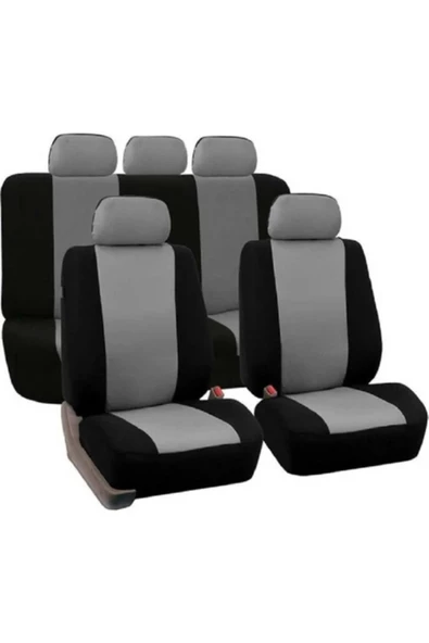 ucuzdukkan28 Honda City Ekonomik Oto Koltuk Kılıfı Ön ve Arka Set - Gri