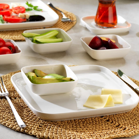 Schafer Luca Kahvaltı Takımı 32 Parça-Krem - 2