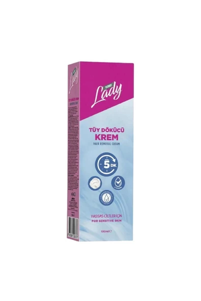 Derby Lady Tüy Dökücü Krem Hassas Ciltler 100 Ml - 2