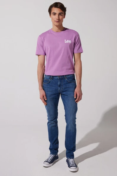 Luke Slim Tapered Jean Pantolon Mid Visual Cody Mid Visual Cody 31 34 - Resim 5