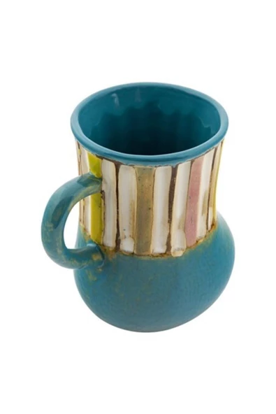 Slim Seramik Vazo Mavi - 3