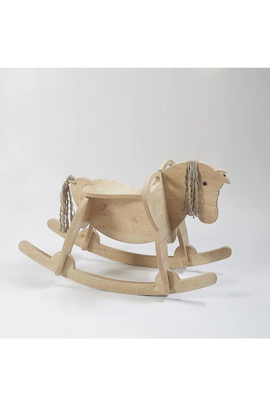 Galery Wood Ahşap Sallanan At, Sallanan Çocuk Oyuncak, Bebek Oyuncakları, Çocuk Sallanan At - 2