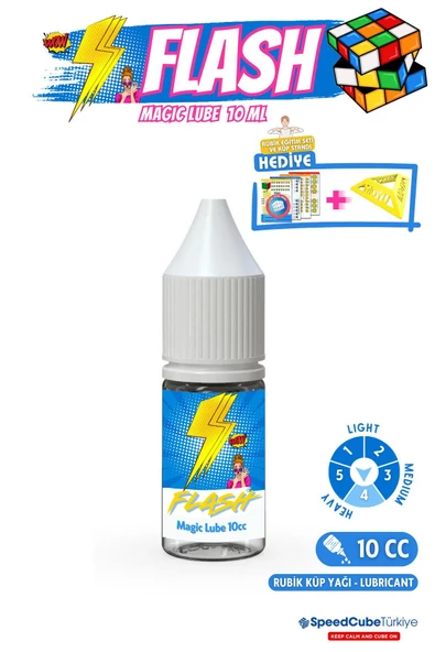 Galery Wood Flash No 4 Profesyonel Rubik Küp Yağı Rubik Küp Lube Zeka Küpü Yağı Lube Lubricant Yağlayıcı 10 ml