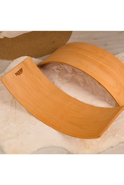 Galery Wood Denge Tahtası, Pürüzsüz Yüzey Montessori Board, Çocuklar Ve Yetişkinler Için, Kavisli Tahta - 8