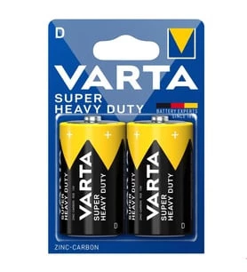 Varta Superlife Manganez D Büyük Boy Pil 2'li