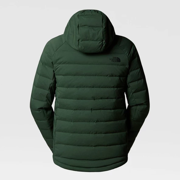 M BELLEVIEW STRETCH DOWN HOODIE Haki Haki XXL - 5