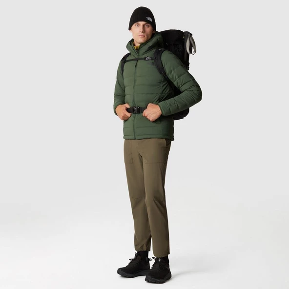 M BELLEVIEW STRETCH DOWN HOODIE Haki Haki XXL - 8