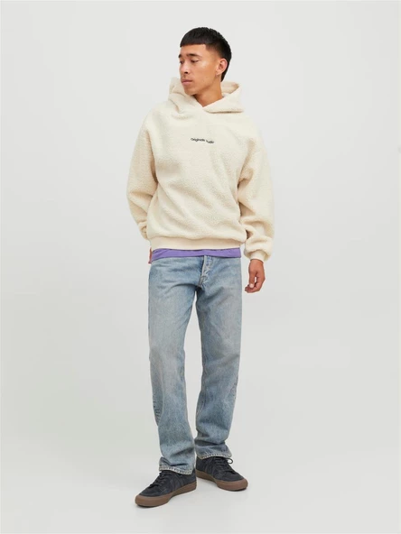 JORVESTERBRO TEDDY SWEAT HOOD SN Oatmeal Oatmeal XL - 6