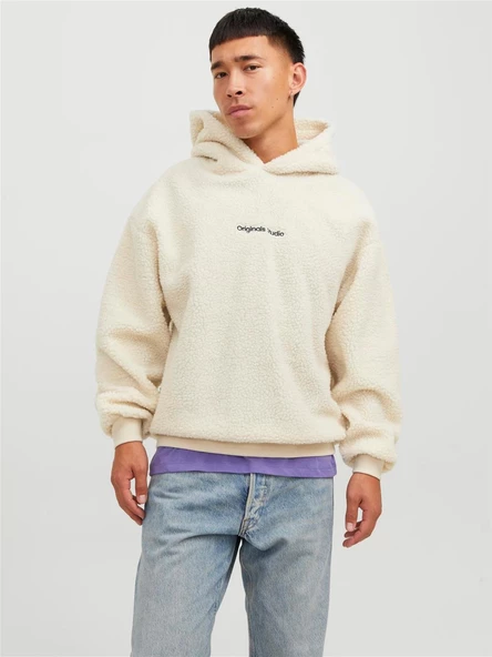 JORVESTERBRO TEDDY SWEAT HOOD SN Oatmeal Oatmeal XL - 2