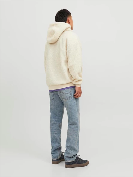 JORVESTERBRO TEDDY SWEAT HOOD SN Oatmeal Oatmeal XL - 7