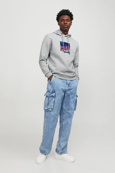 JCOLOGAN SWEAT HOOD AW23 GREY GREY XL - 5