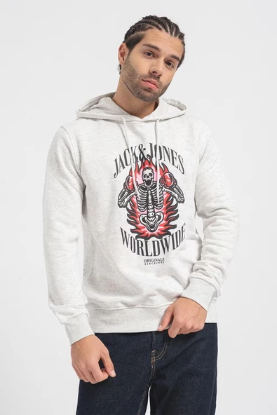 JORDAEMON SWEAT HOOD FST White White M