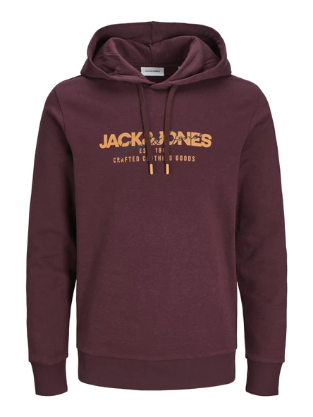 JJALVIS SWEAT HOOD Wine Wine L - 2