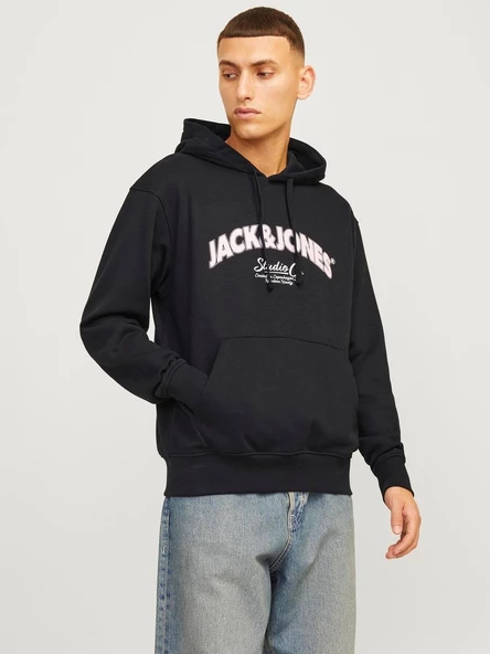 JORBRONX ARCH BIG SWEAT HOOD LN Black Black XS - 7