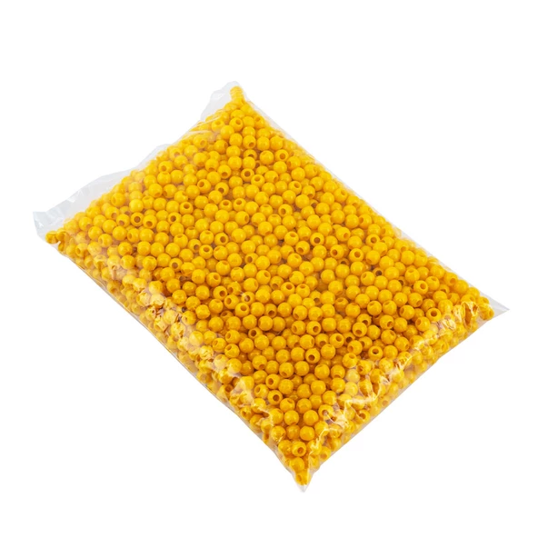 Yüzen Sazan Boncuğu - 10 MM - Sarı (1 KG)