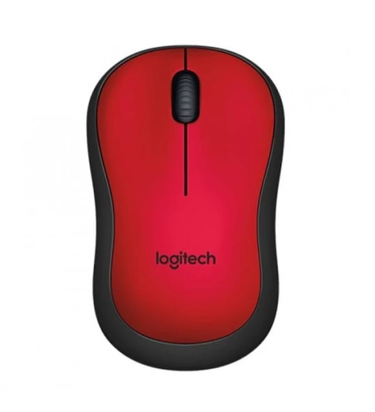 logitech M220 Sessiz Kompakt Kablosuz Mouse Kırmızı