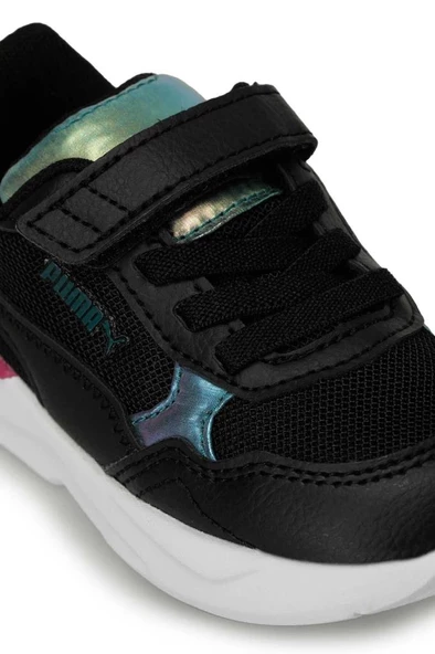 Puma X-ray Speed Lite Bouny Sky Ac INF 398007 02 Kız Çocuk Spor Ayakkabı Siyah-Yeşil 22-27 - 7