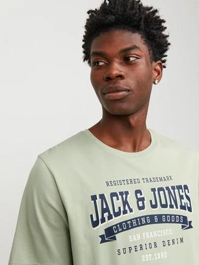 JJELOGO TEE SS O-NECK 2 COL SS24 SN SAGE SAGE XL - 3
