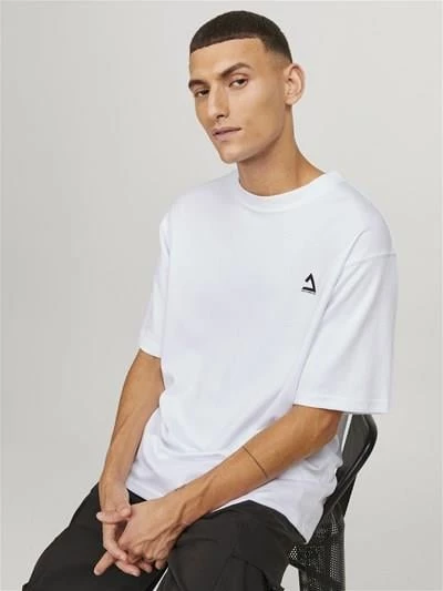 JCOTRIANGLE TEE SS CREW NECK SN White White XL - 5